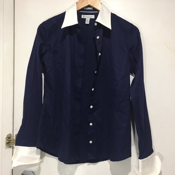 HUDSON ROOM CLASSIC FITTED BLOUSES SIZE 8 - Picture 1 of 7